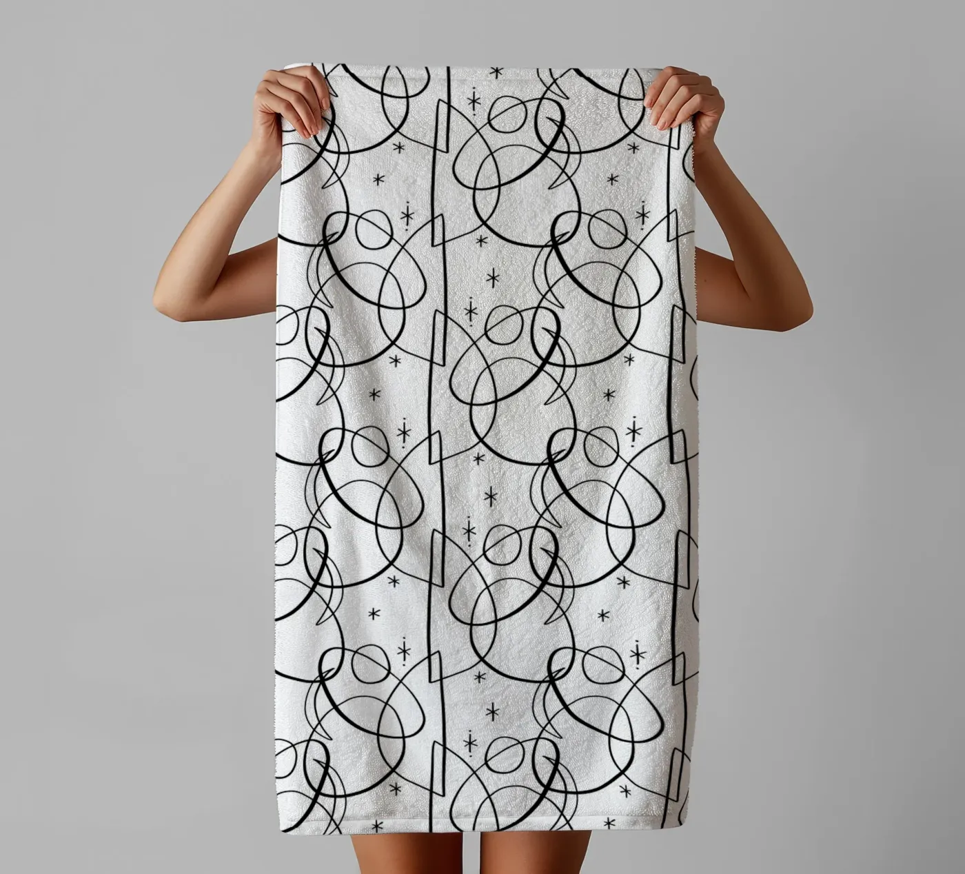 Cosmic Pattern badhanddoek van treechild