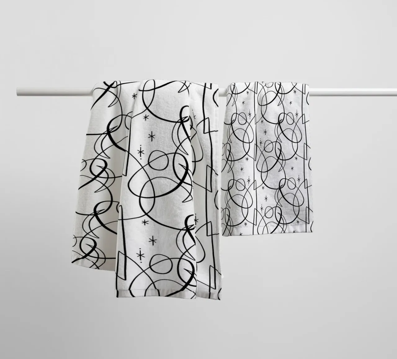 Cosmic Pattern badhanddoek van treechild