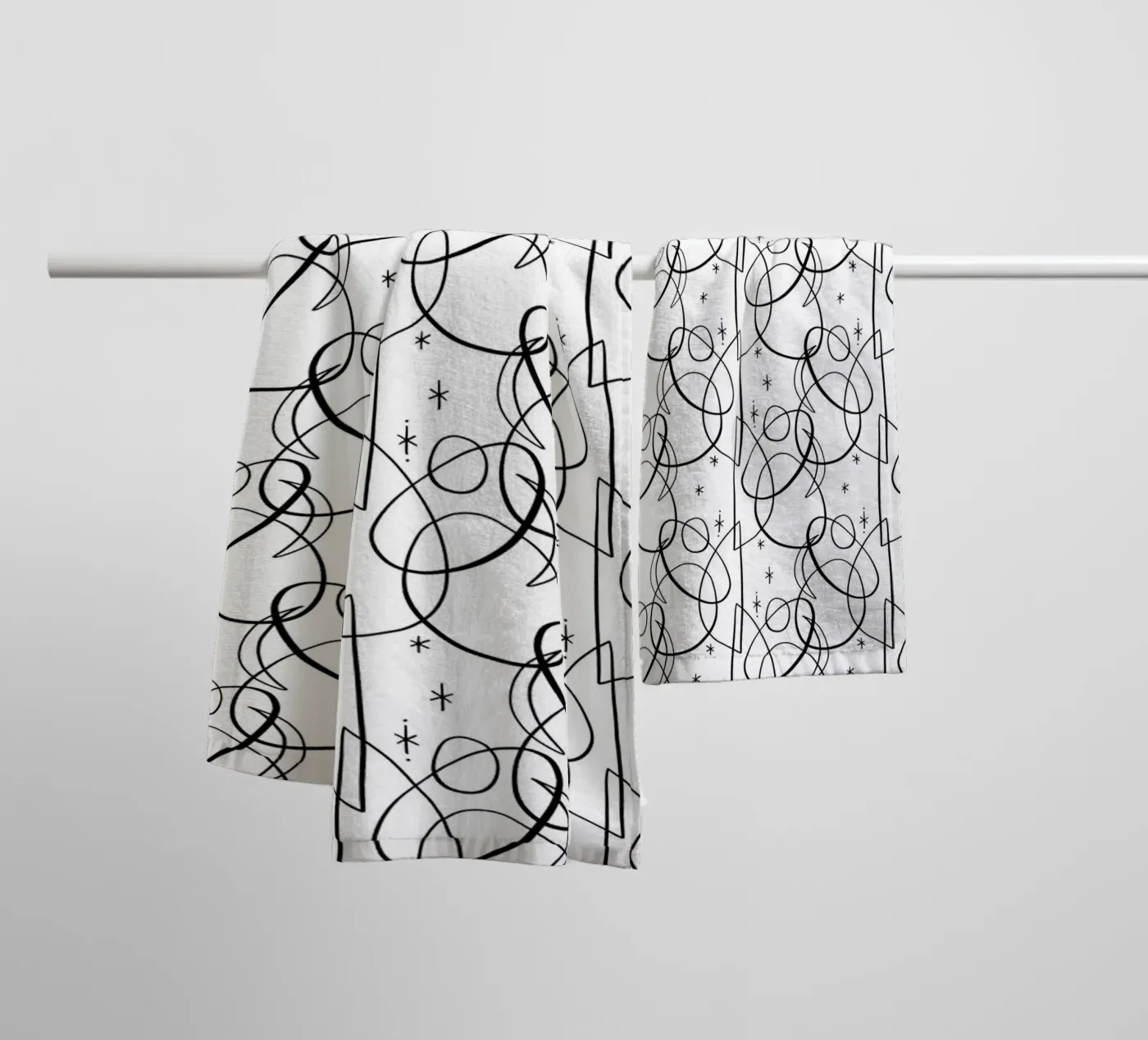 Cosmic Pattern badhanddoek van treechild