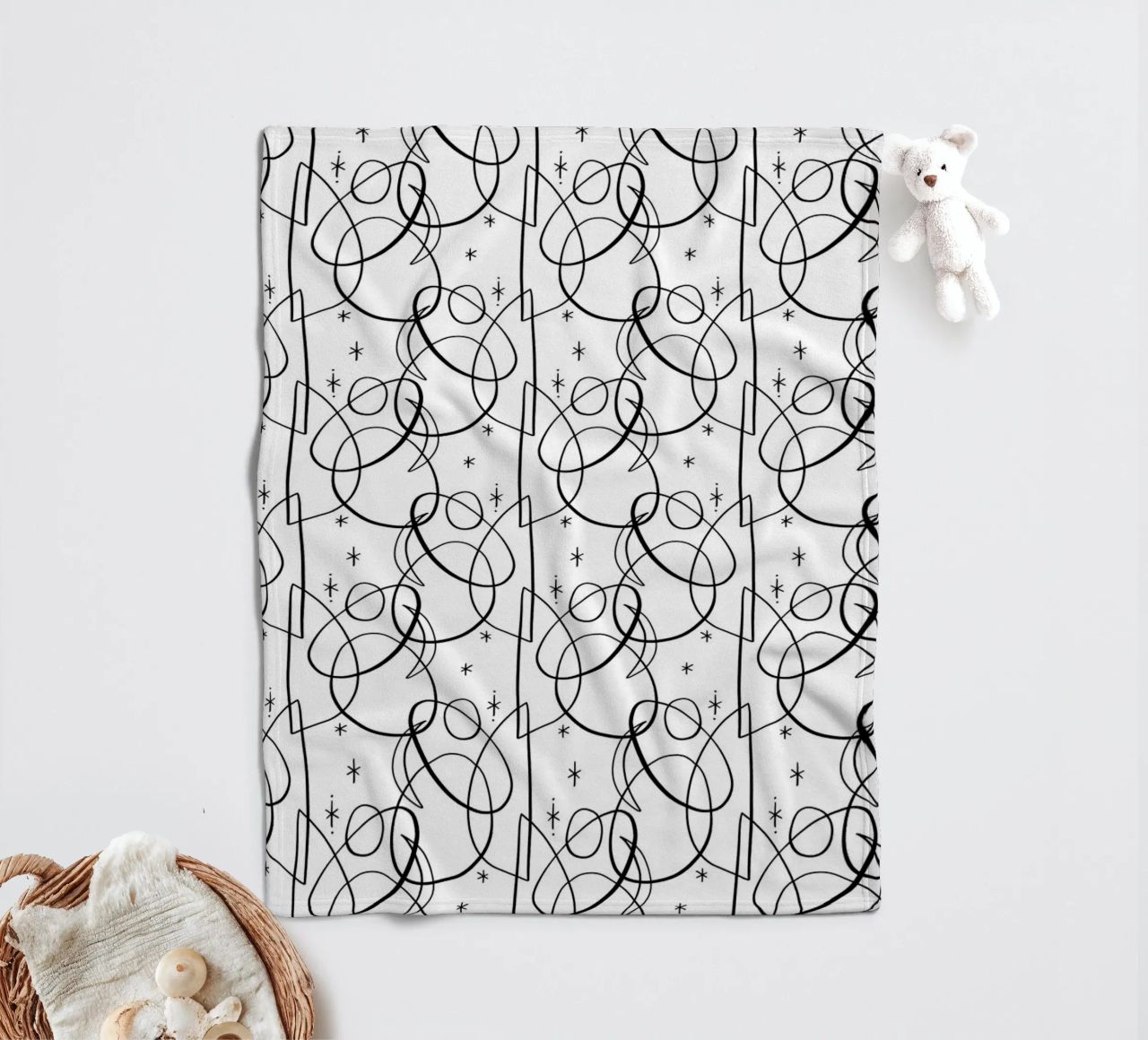 Cosmic Pattern coperta in pile da treechild