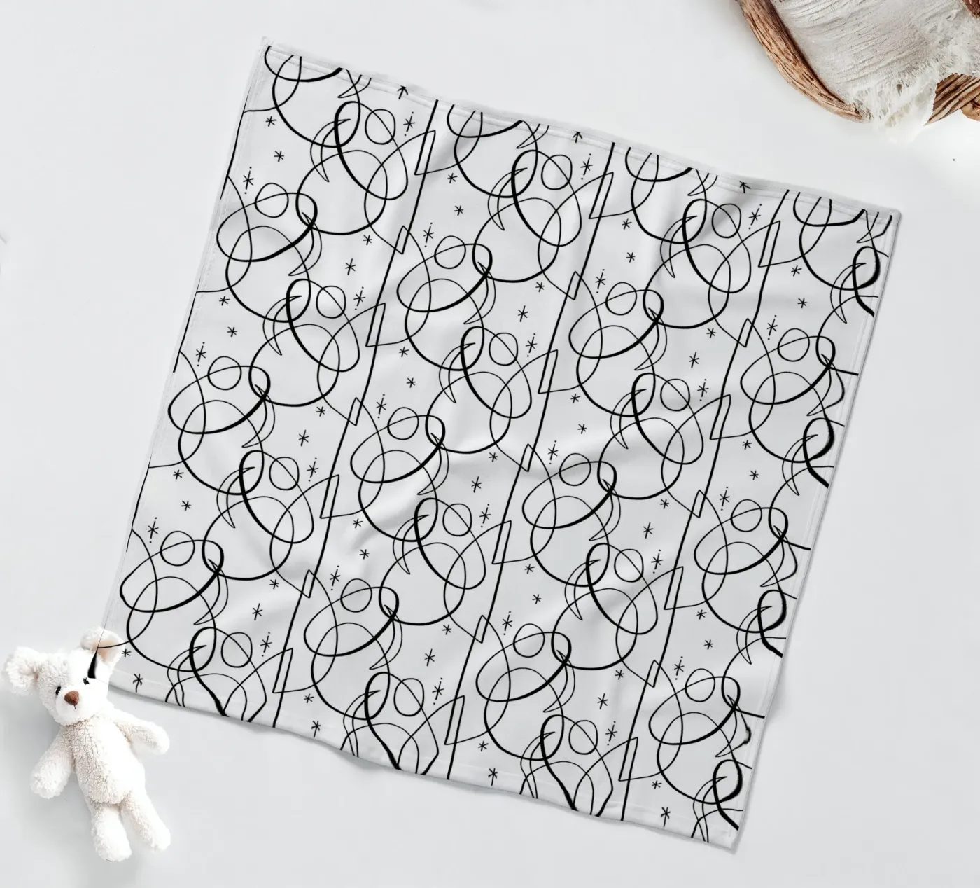 Cosmic Pattern fleece blanket by treechild