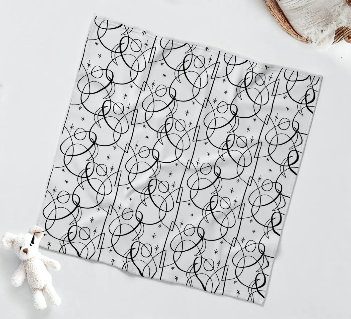 Cosmic Pattern fleece blanket by treechild