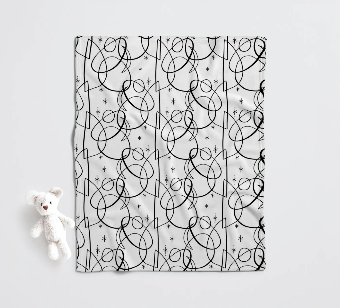 Cosmic Pattern fleece blanket by treechild