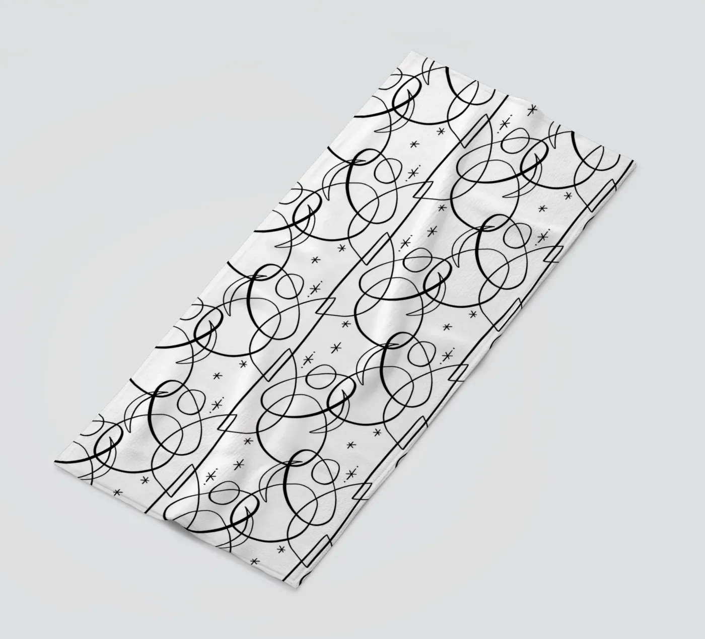 Cosmic Pattern strandhanddoek van treechild