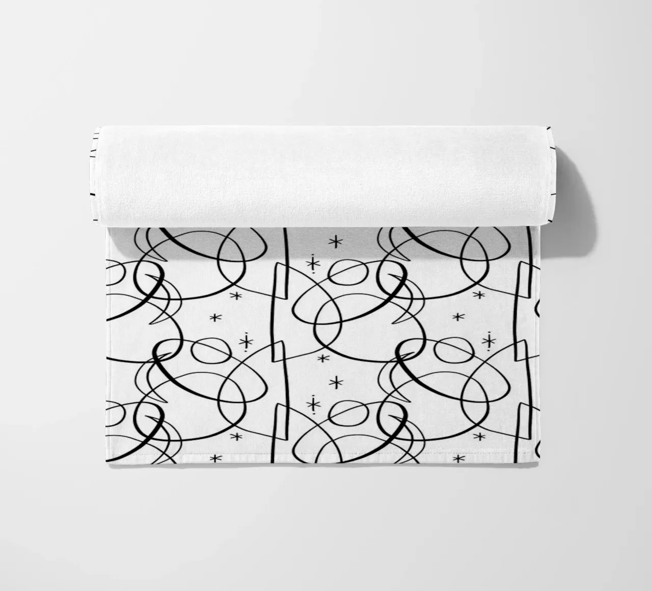 Cosmic Pattern Strandtuch von treechild