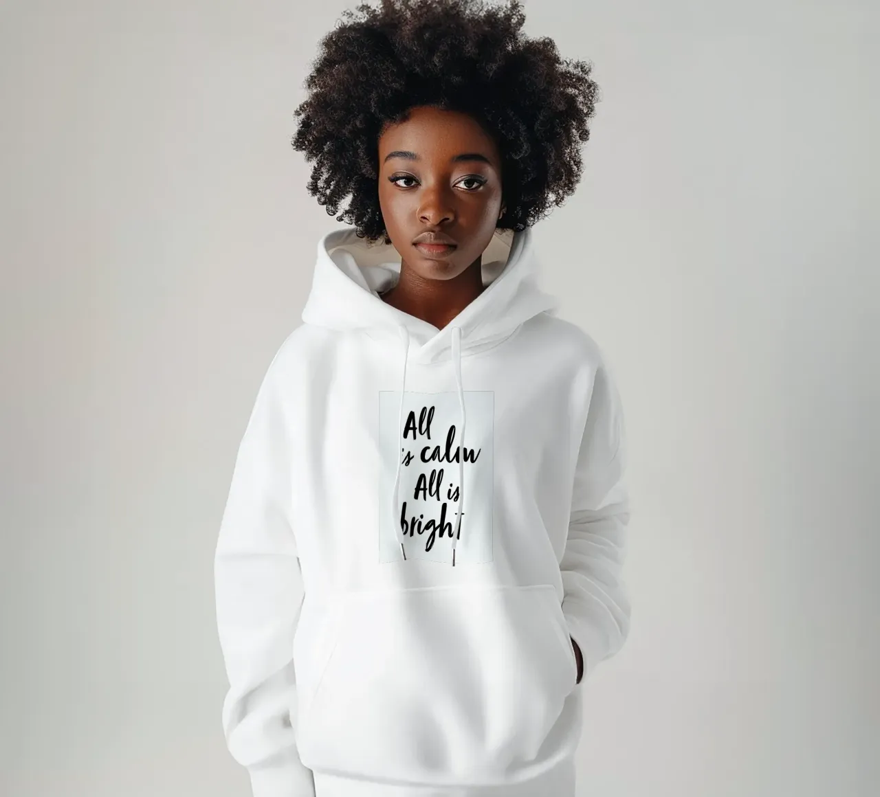 All is Calm felpa con cappuccio da daylight design studio