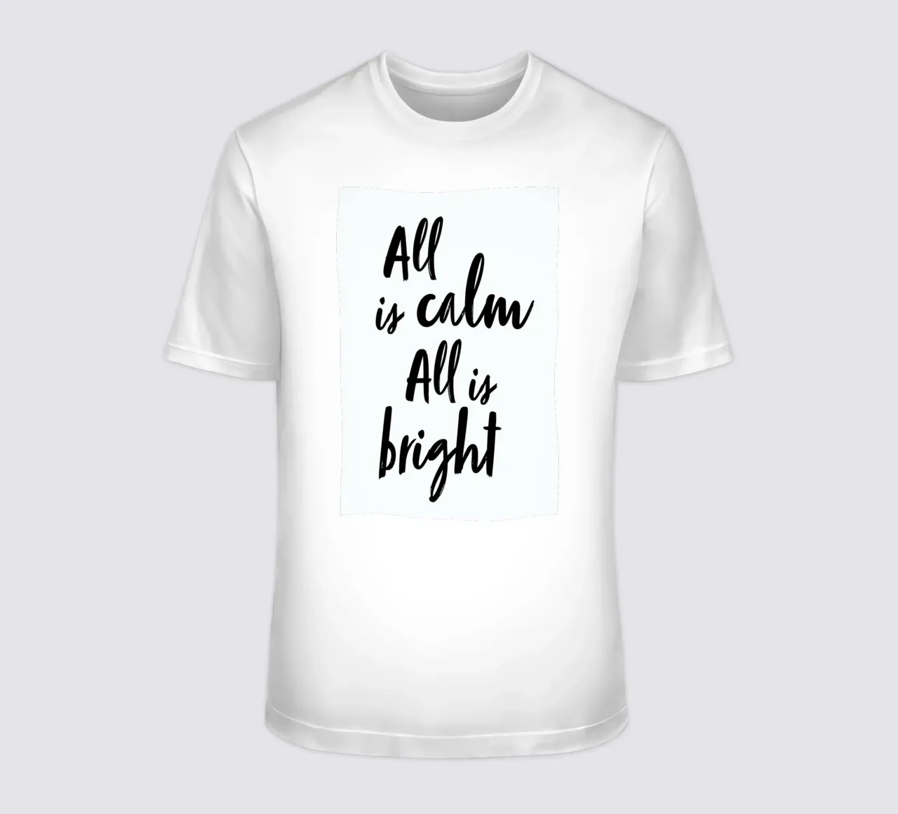 All is Calm t-shirt da daylight design studio