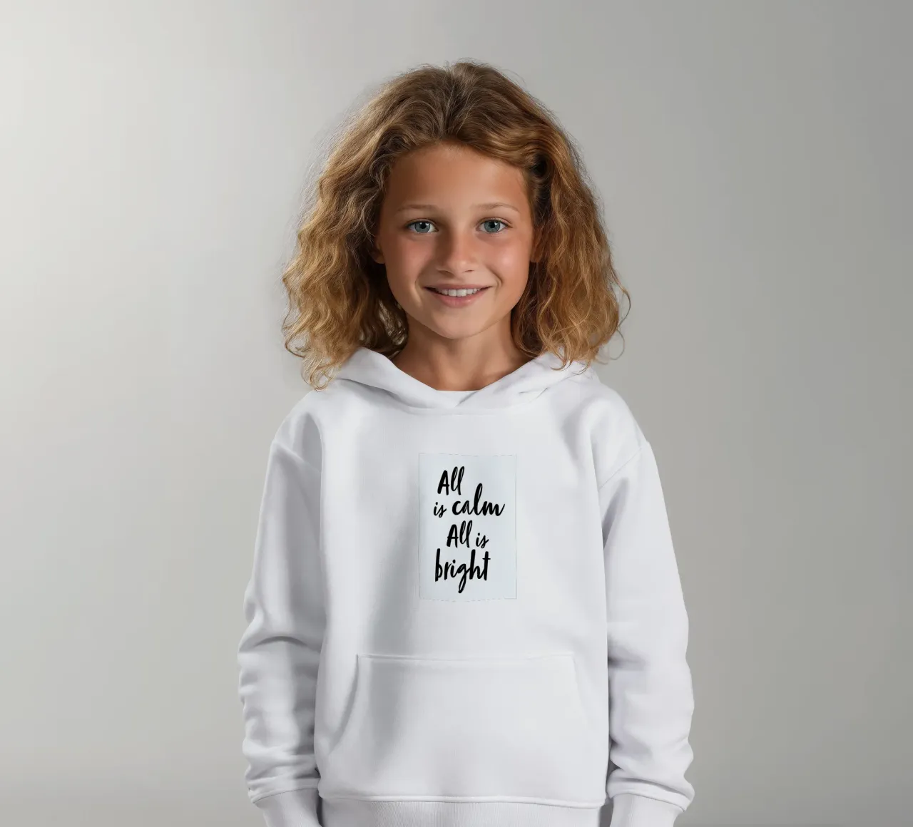 All is Calm felpa bambino con cappuccio da daylight design studio