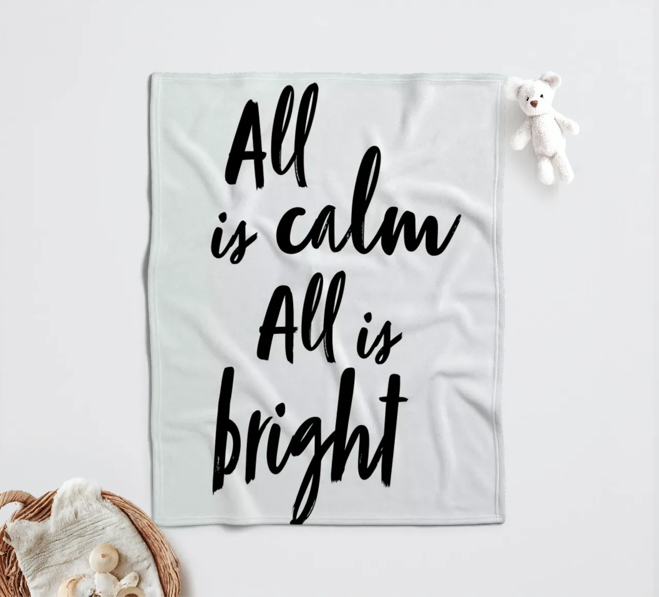 All is Calm coperta in pile da daylight design studio