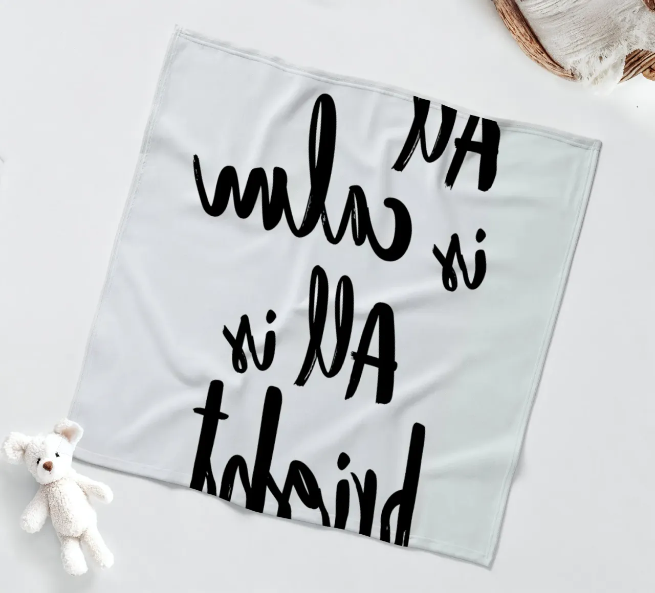 All is Calm coperta in pile da daylight design studio