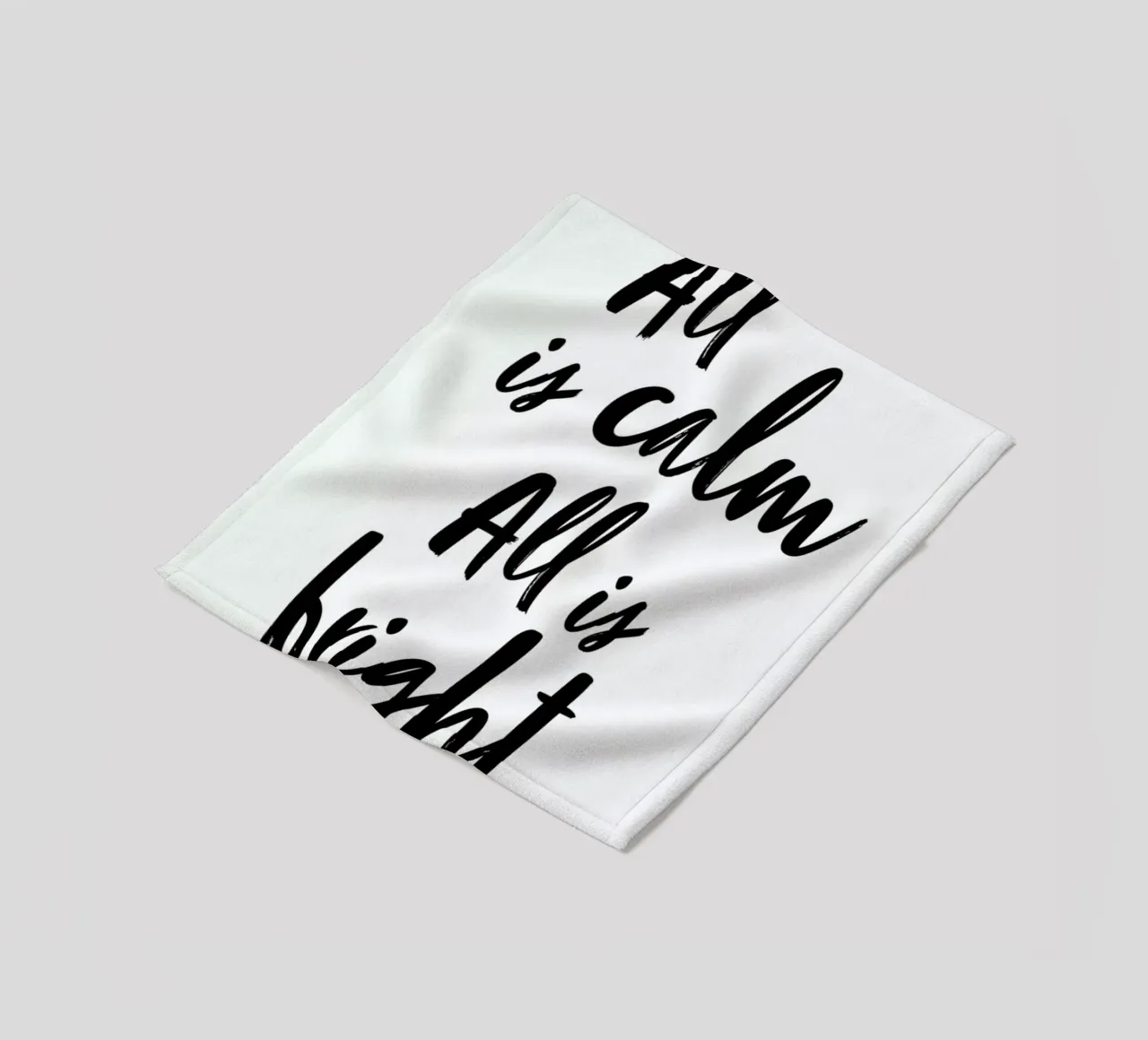 All is Calm coperta in pile da daylight design studio
