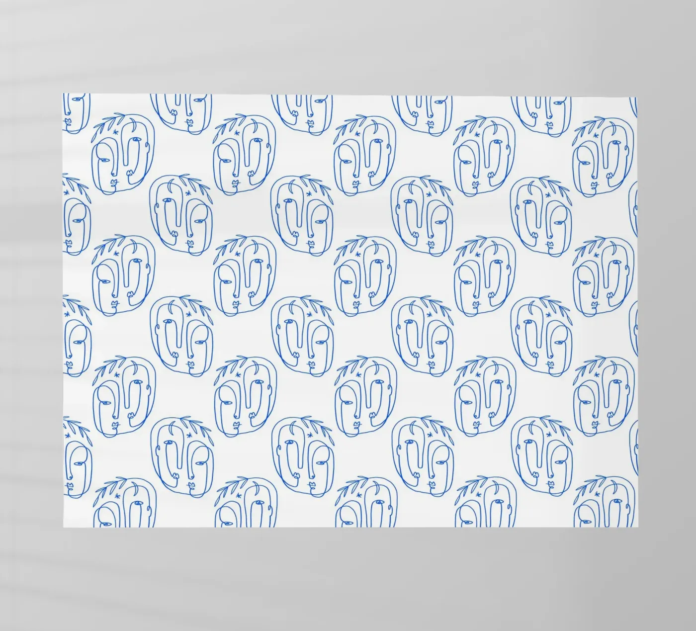 Faces Pattern backlit folie van treechild