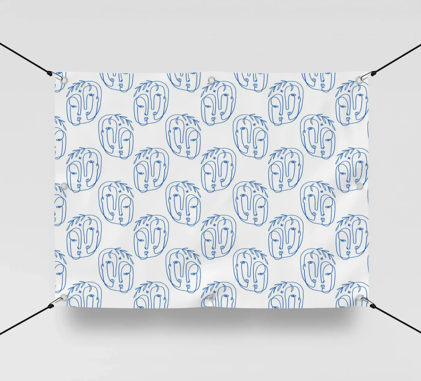 Faces Pattern bâche pvc de treechild