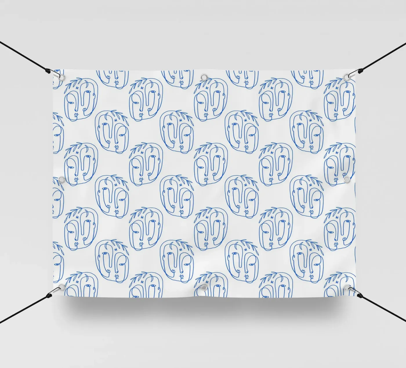 Faces Pattern pvc-zeil van treechild