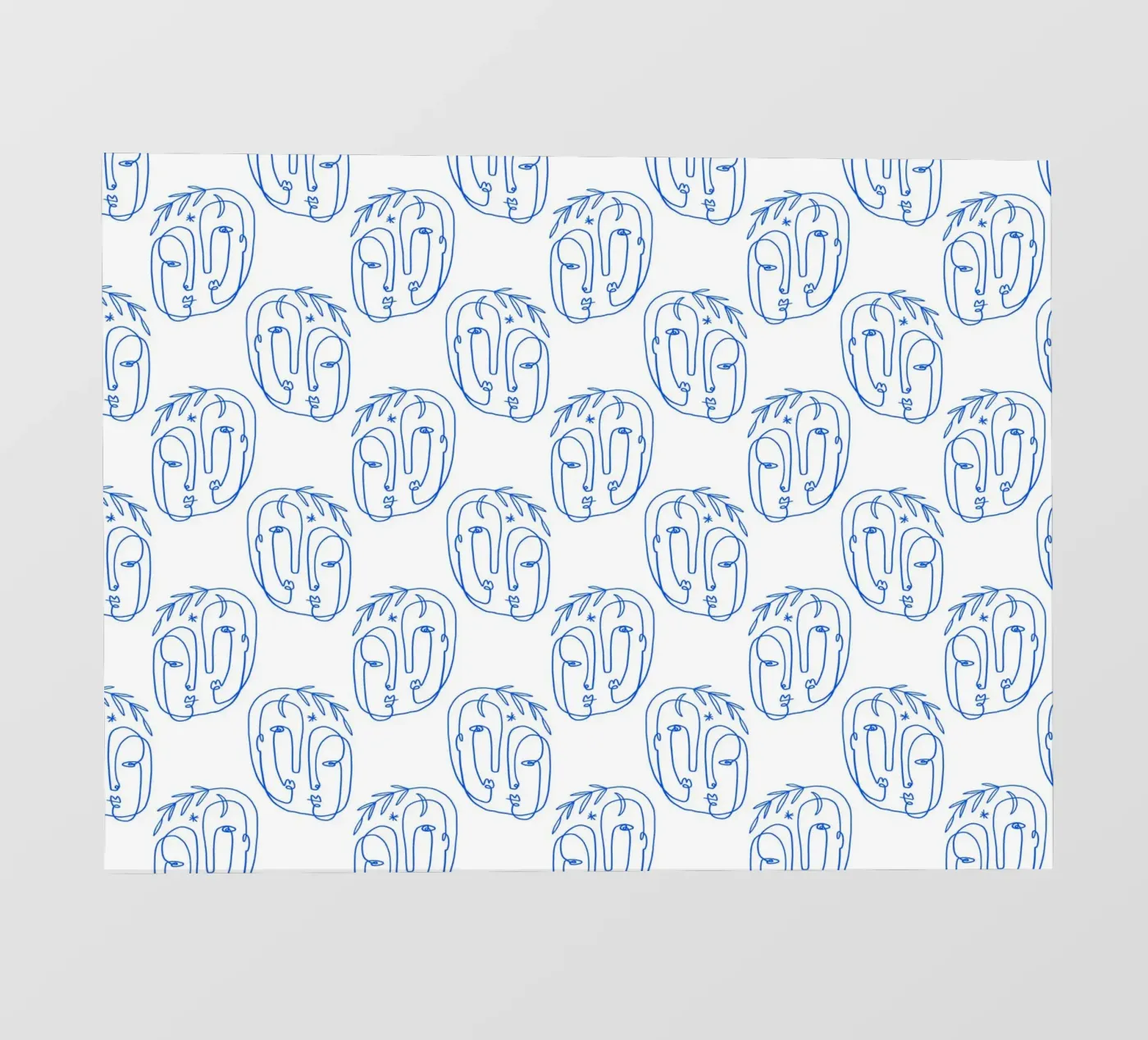 Faces Pattern bâche pvc de treechild