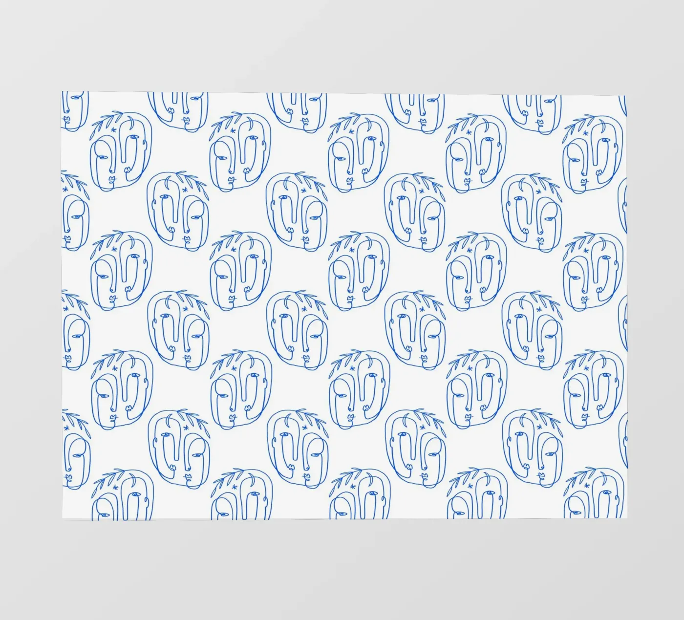 Faces Pattern pvc-zeil van treechild