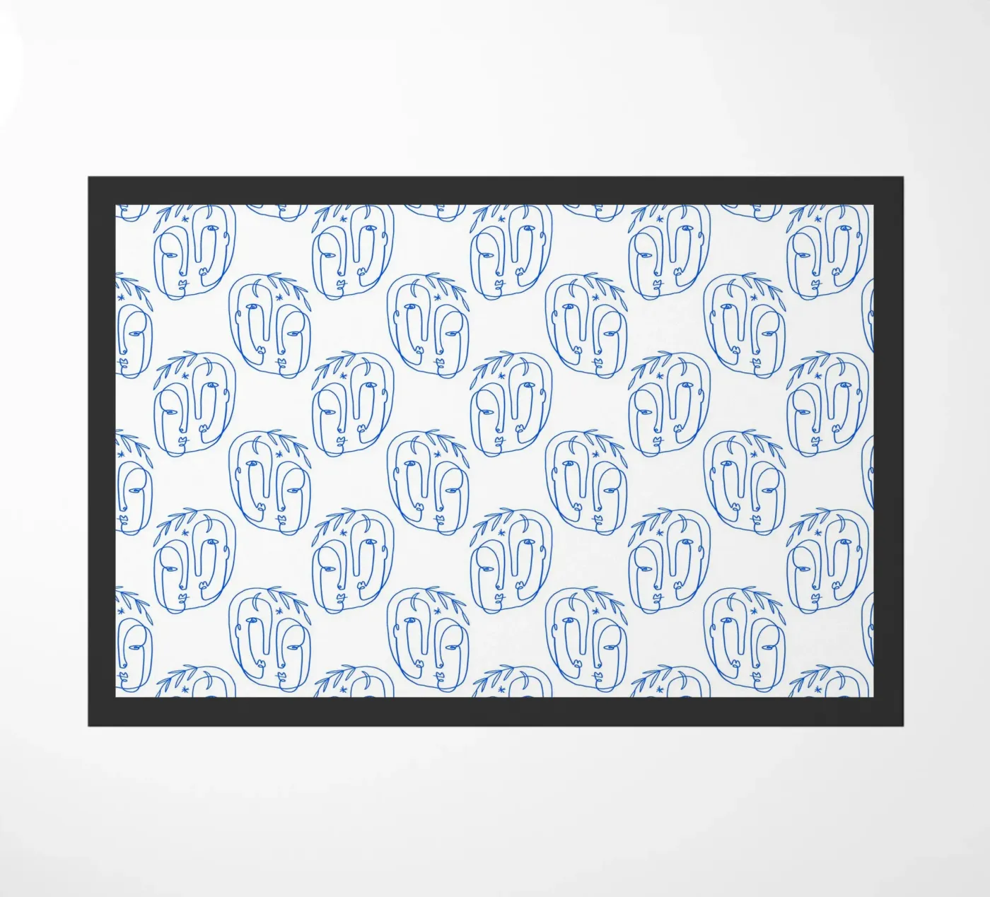 Faces Pattern Fußmatte von treechild