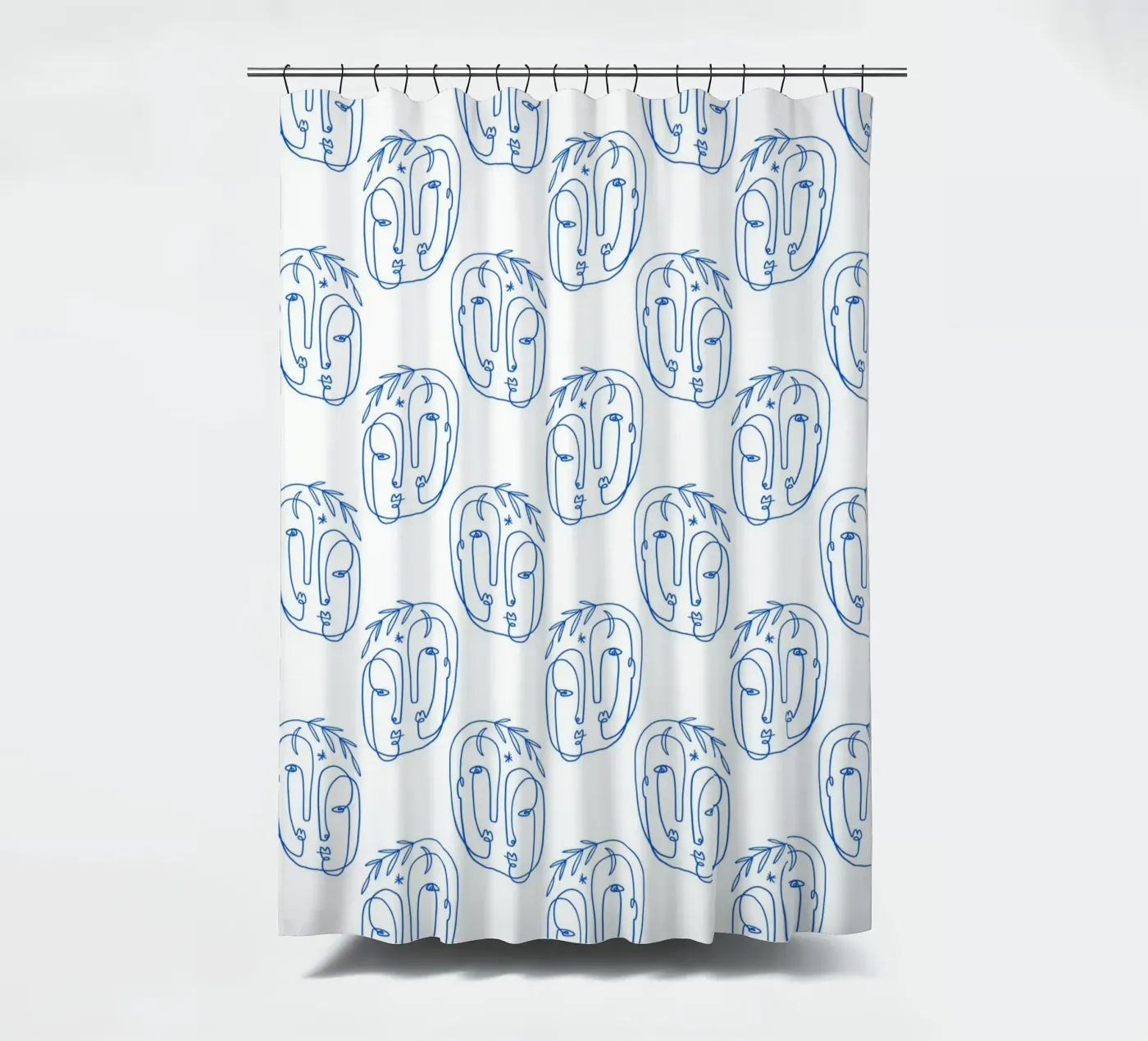 Faces Pattern Duschvorhang von treechild