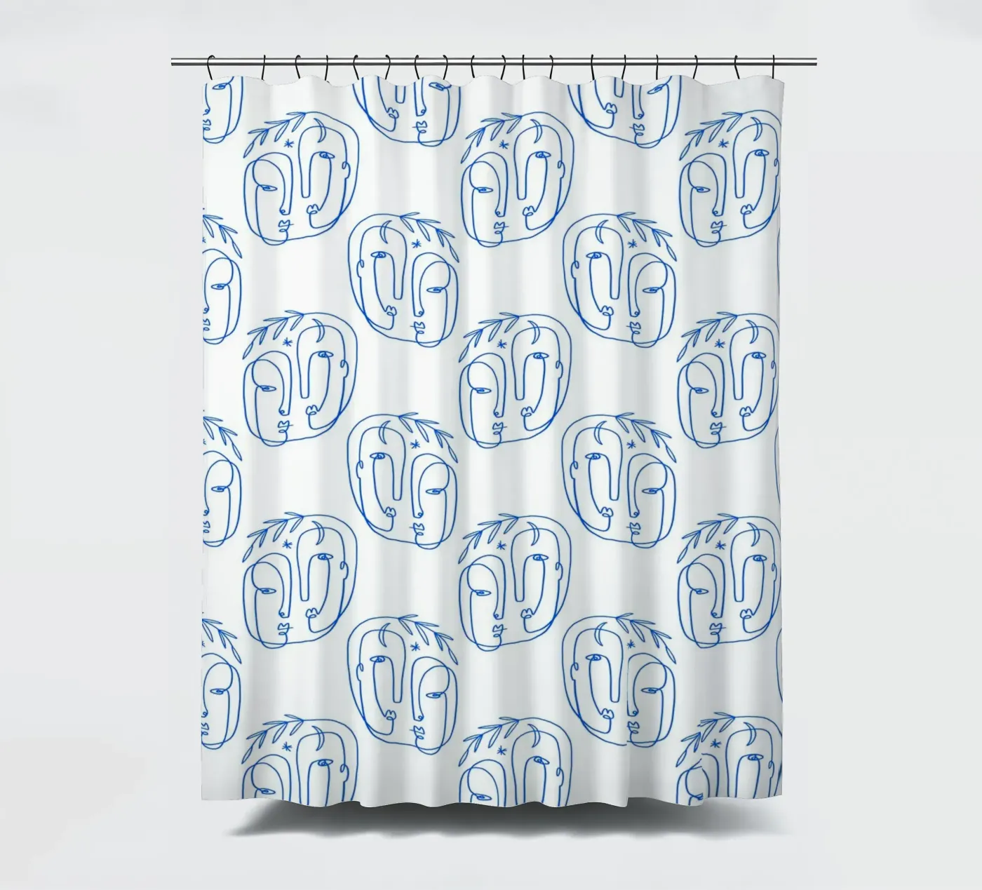 Faces Pattern Duschvorhang von treechild