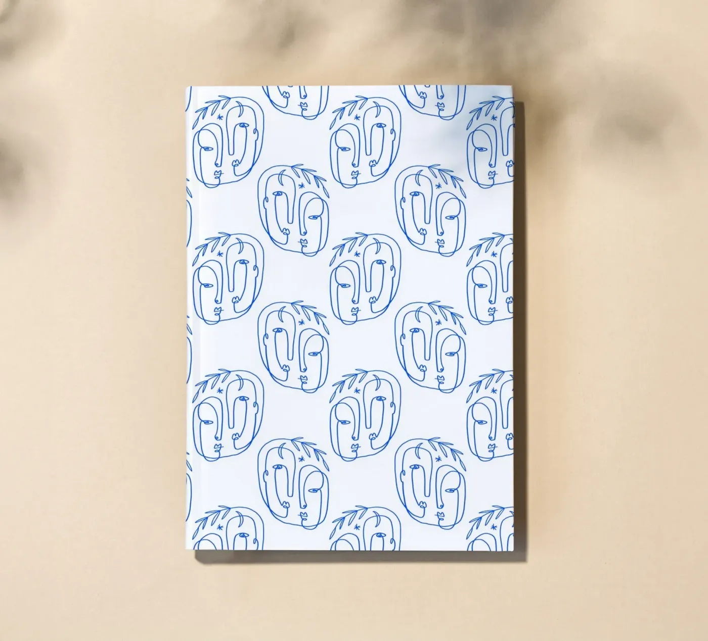 Faces Pattern notebook by treechild