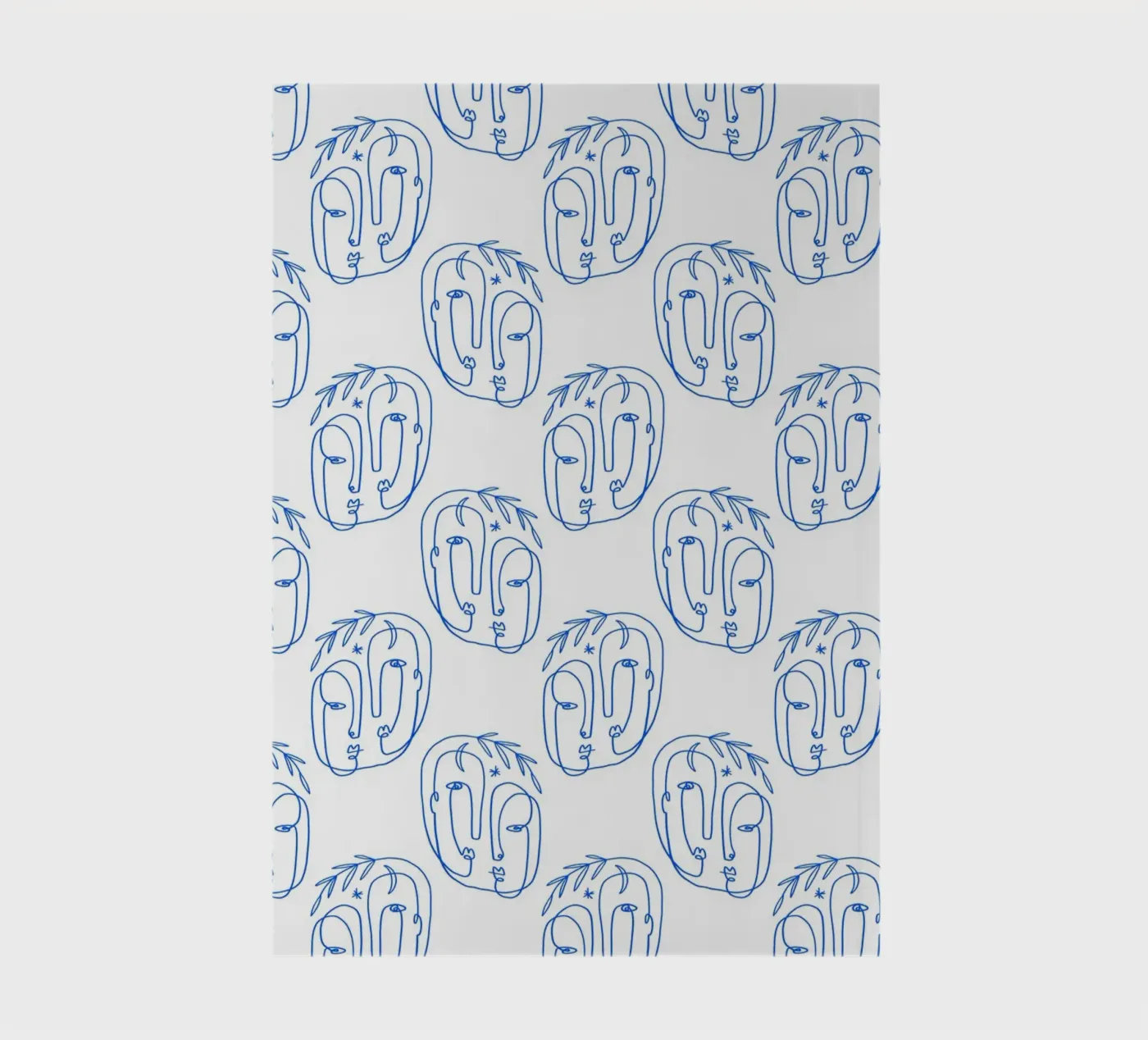 Faces Pattern notebook by treechild
