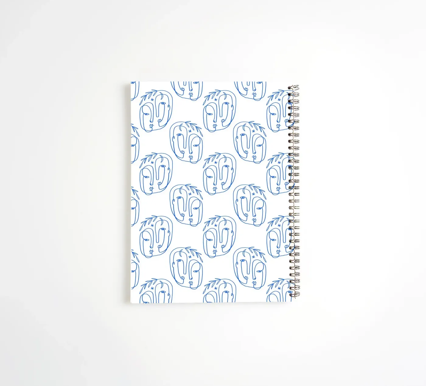 Faces Pattern notitieboek met spiraal van treechild