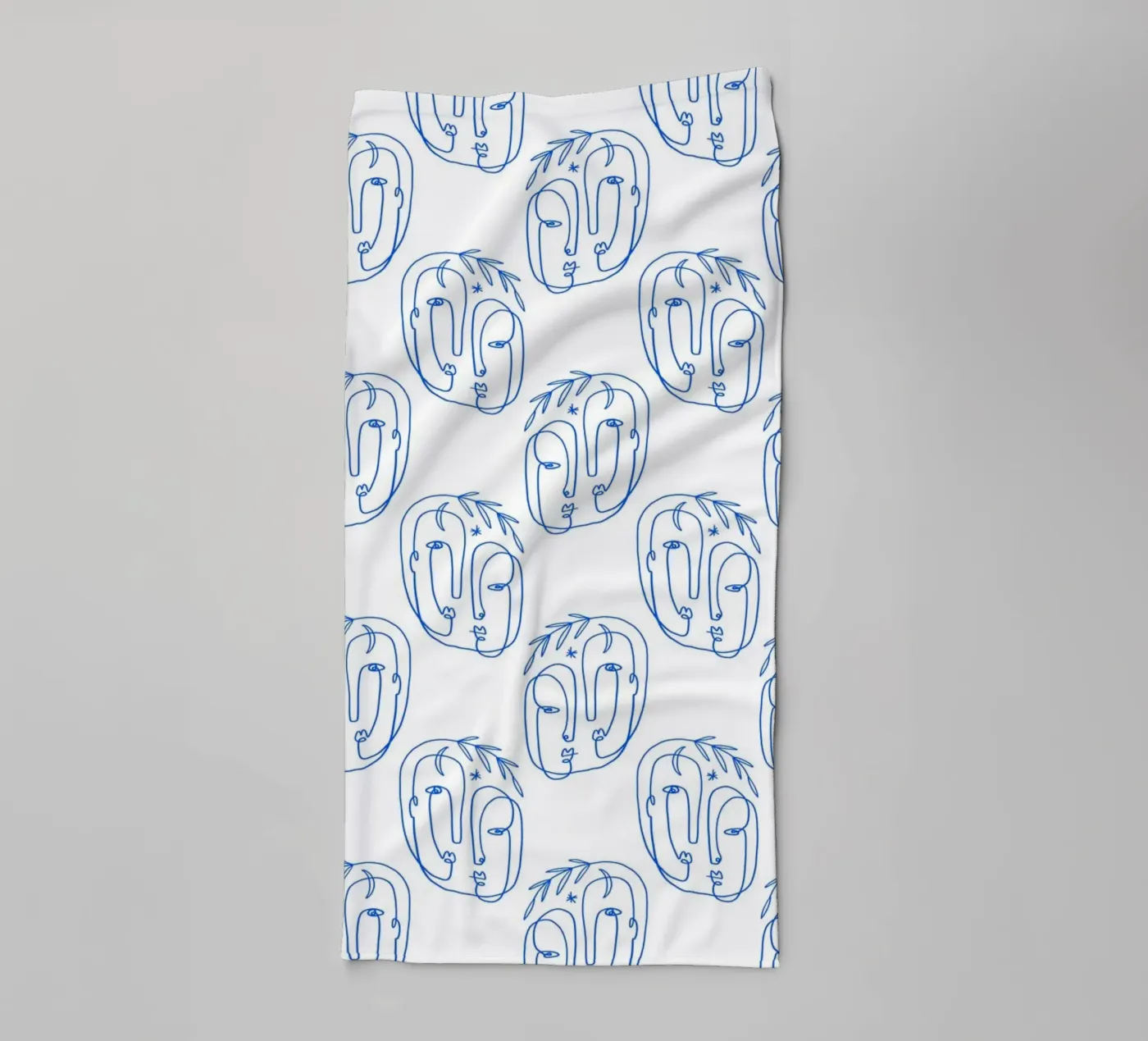 Faces Pattern serviette de bain de treechild