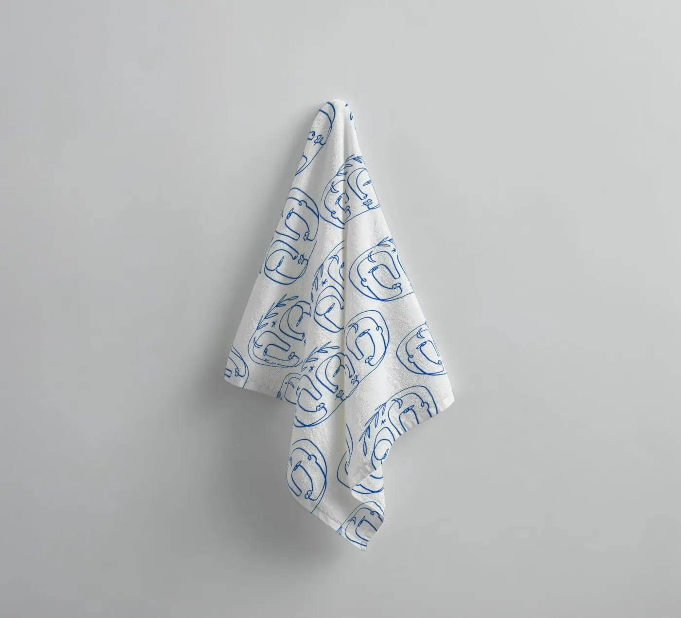 Faces Pattern serviette de bain de treechild