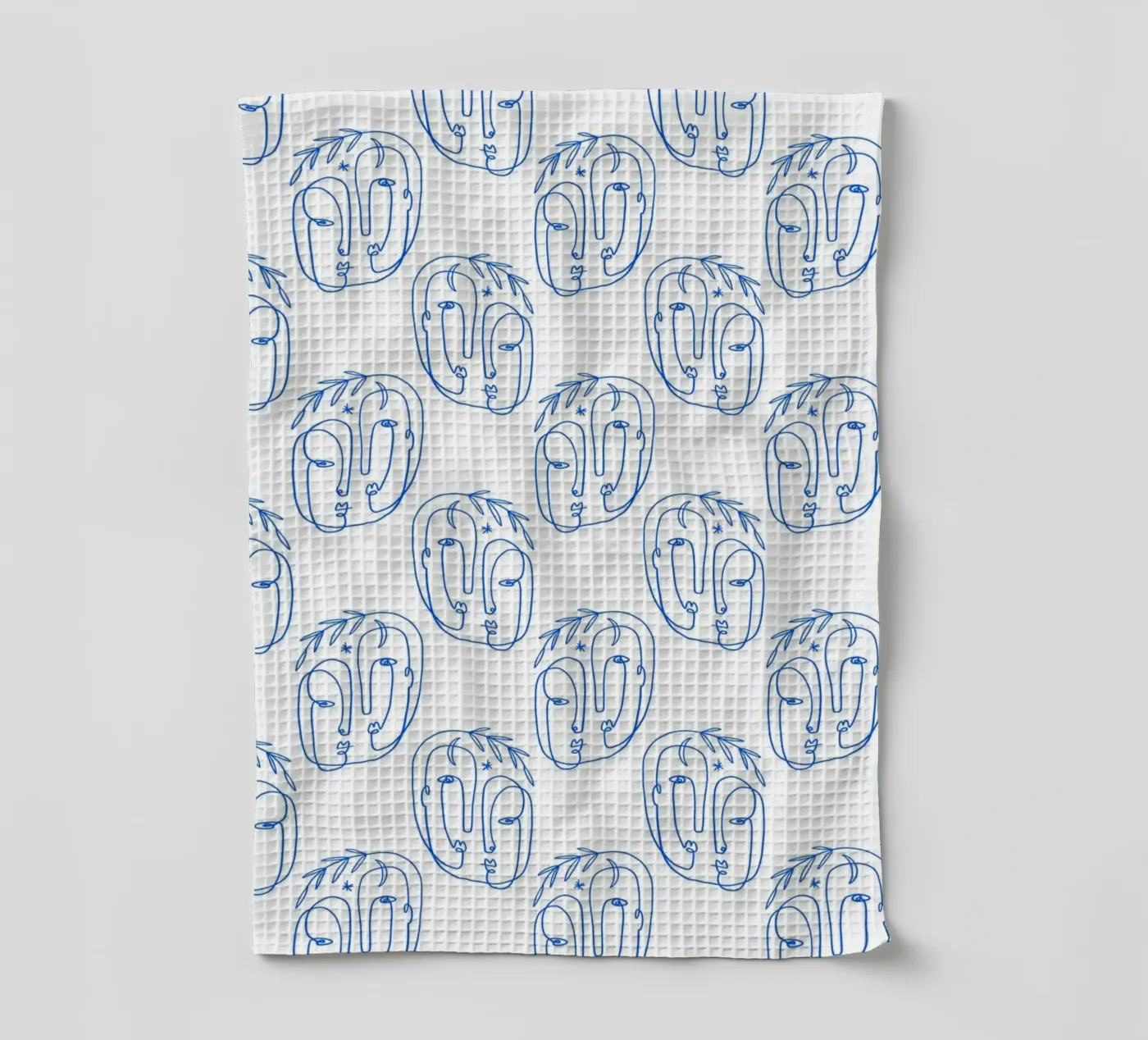 Faces Pattern Geschirrtuch von treechild