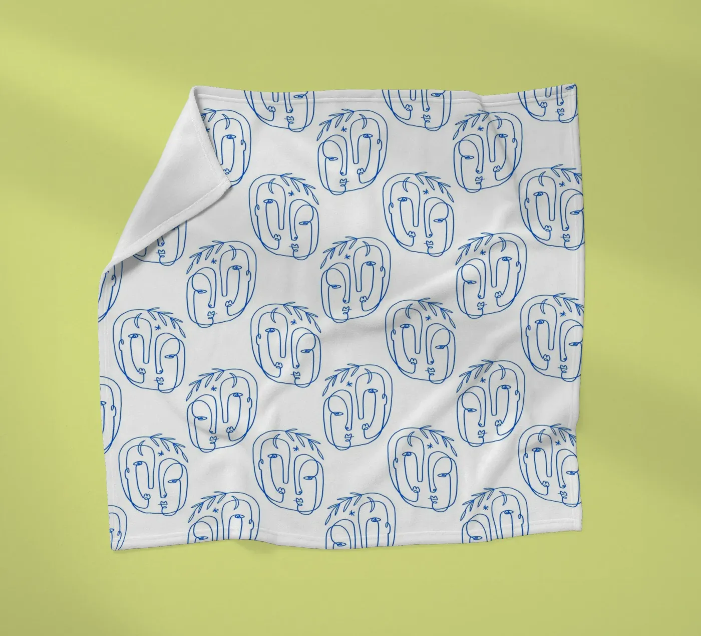 Faces Pattern fleecedeken van treechild