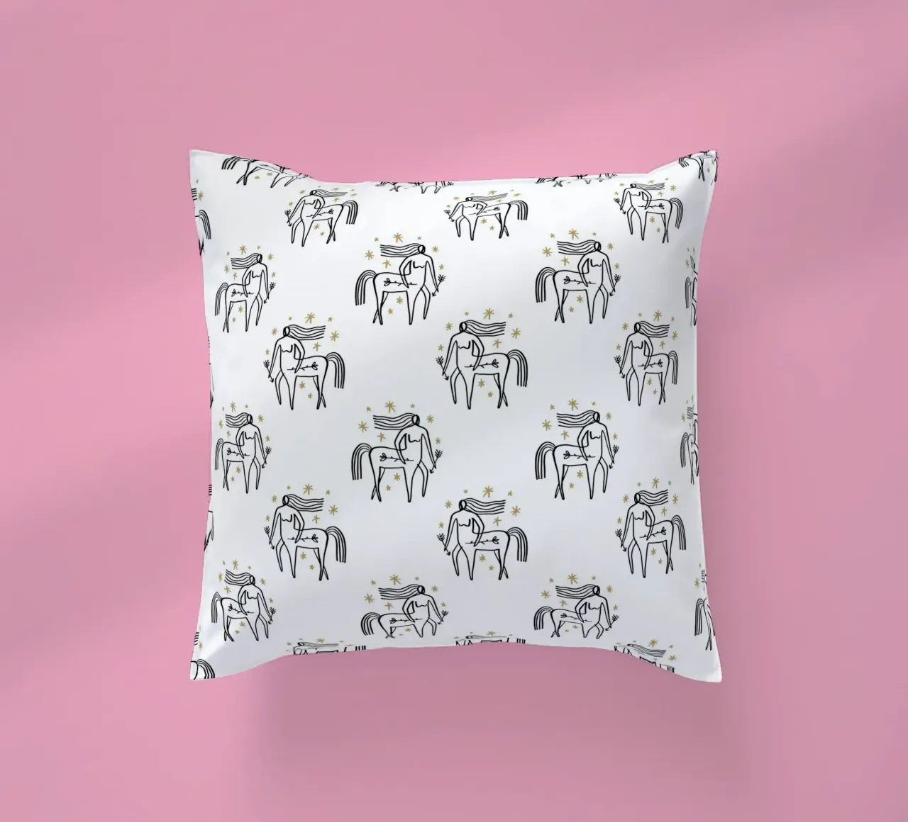 Sagittarius Pattern cuscino da treechild