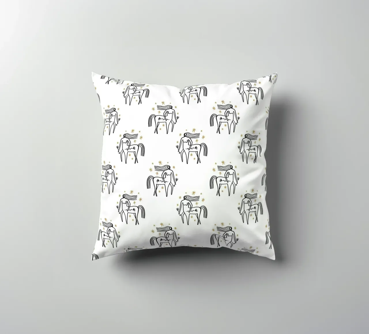 Sagittarius Pattern Kissen von treechild