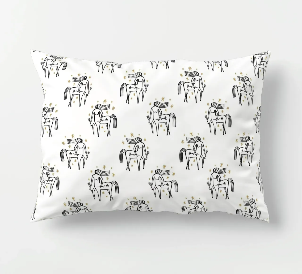 Sagittarius Pattern Kissen von treechild