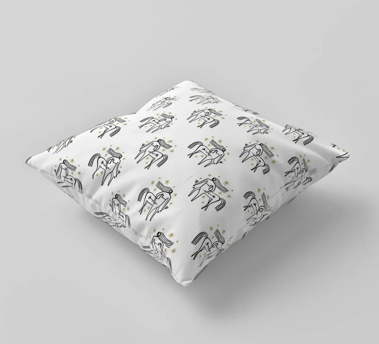 Sagittarius Pattern Kissen von treechild