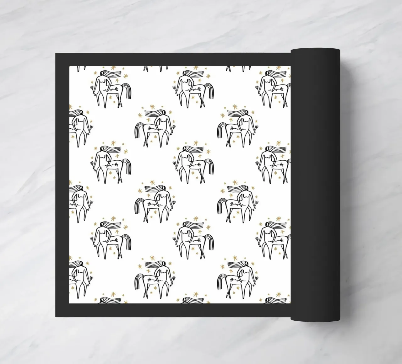 Sagittarius Pattern felpudo de treechild