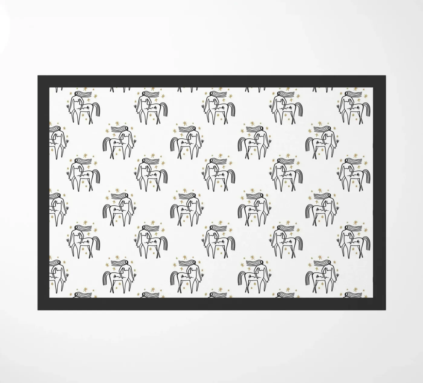 Sagittarius Pattern doormat by treechild