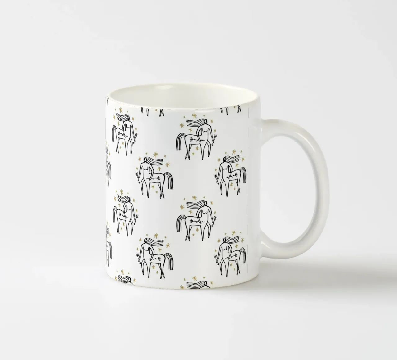 Sagittarius Pattern keramische mok van treechild