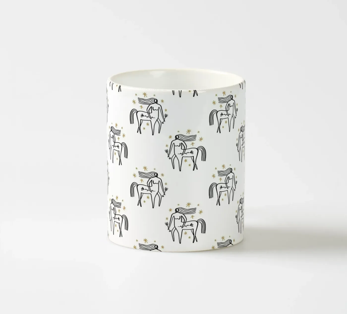 Sagittarius Pattern mug en céramique de treechild