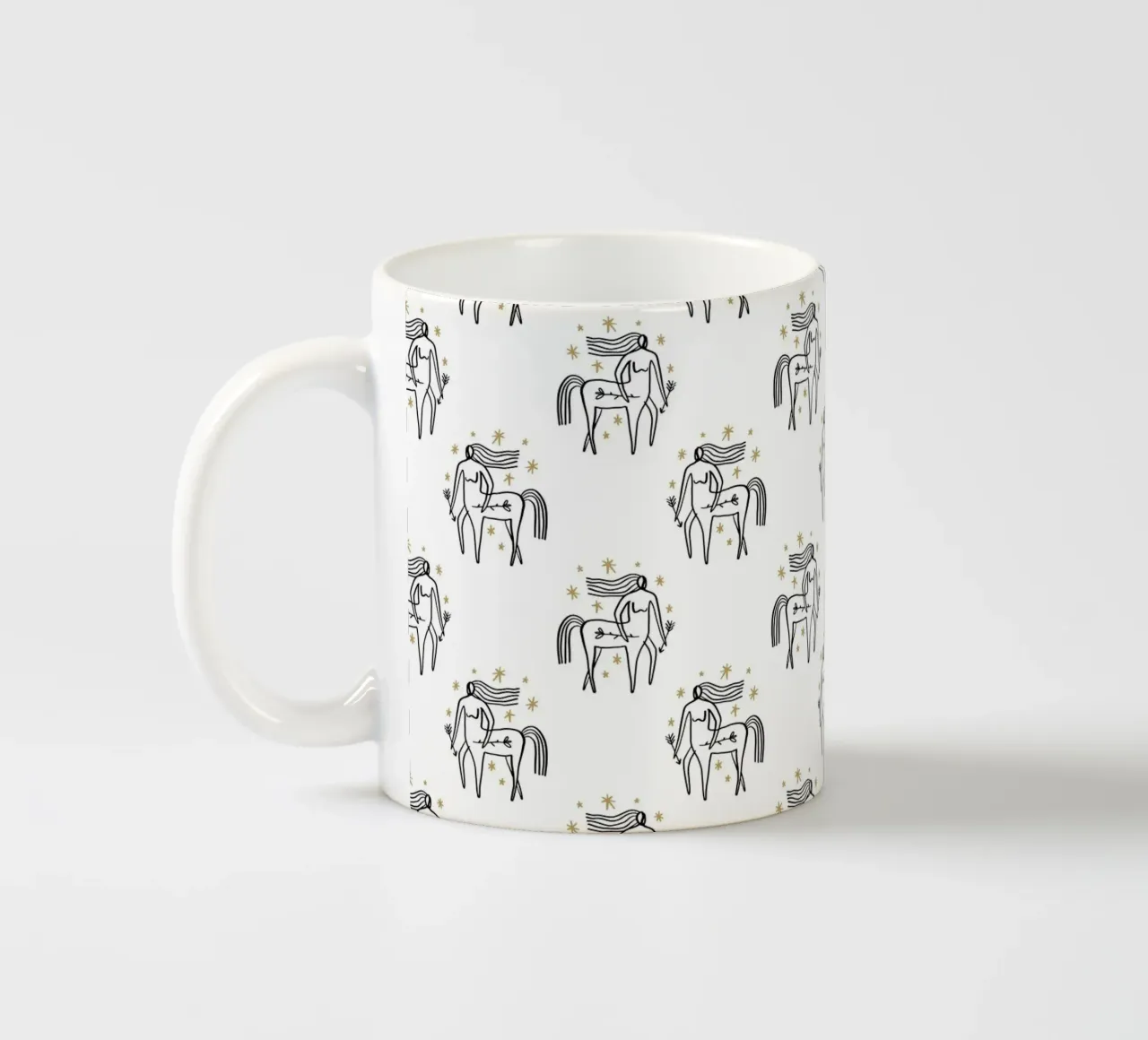 Sagittarius Pattern keramische mok van treechild