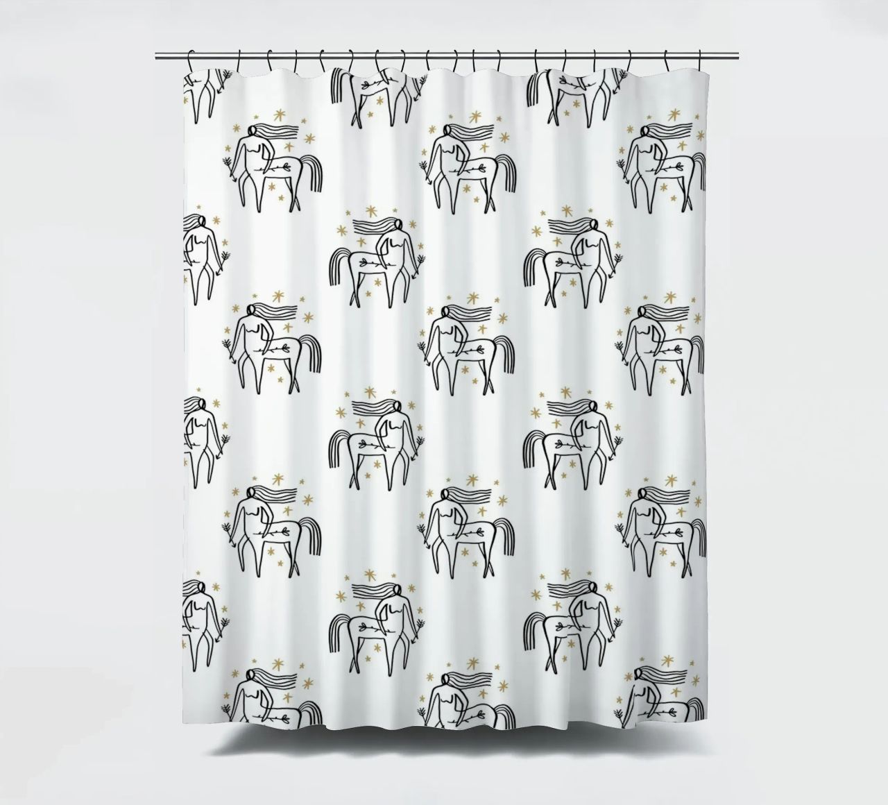 Sagittarius Pattern tenda da doccia da treechild