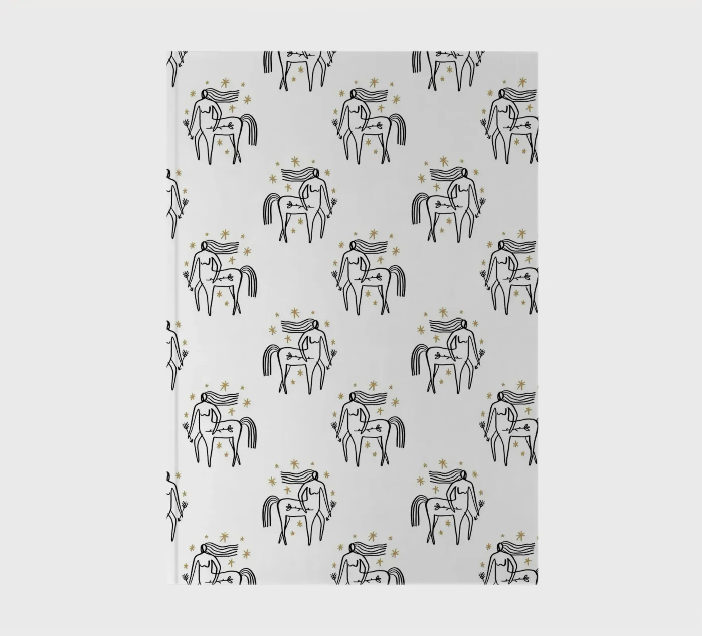 Sagittarius Pattern notebook by treechild