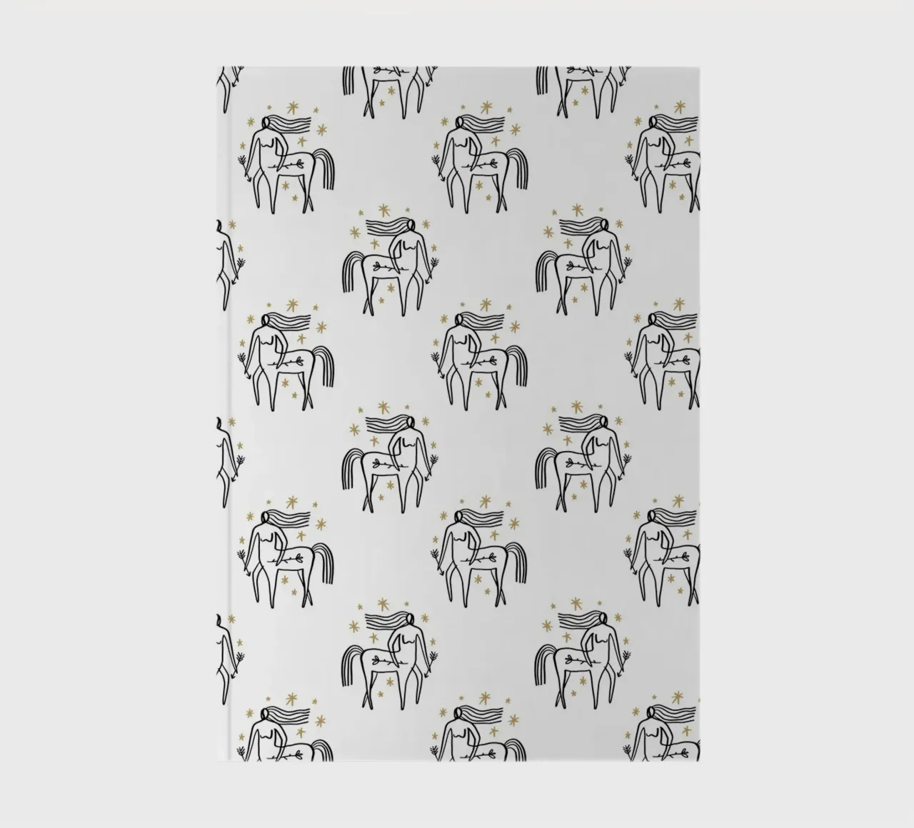 Sagittarius Pattern Notizbuch von treechild