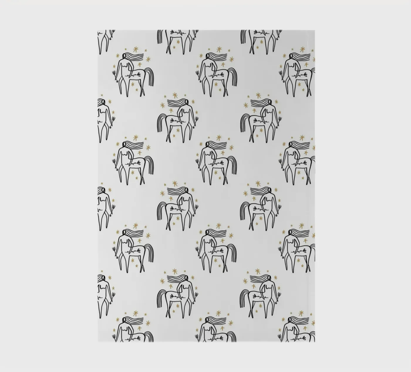 Sagittarius Pattern notebook by treechild