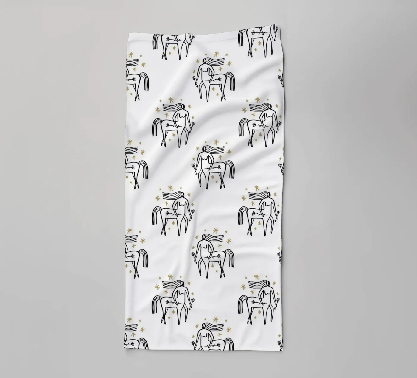 Sagittarius Pattern Handtuch von treechild