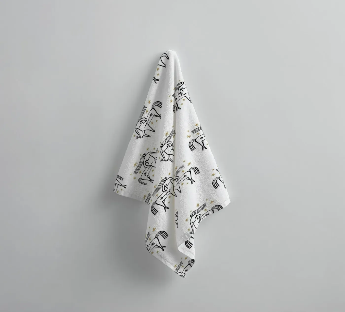 Sagittarius Pattern Handtuch von treechild