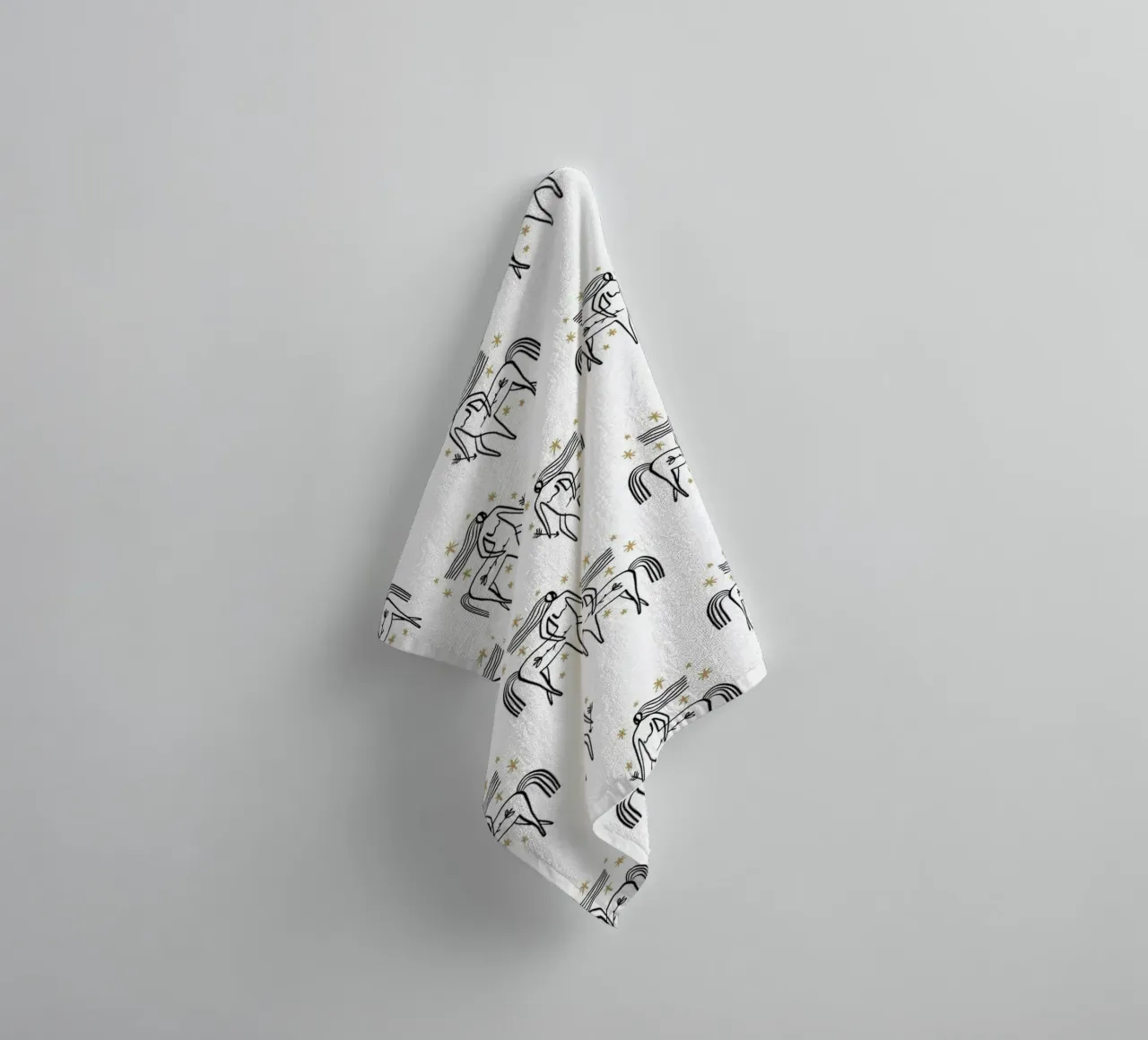 Sagittarius Pattern Handtuch von treechild