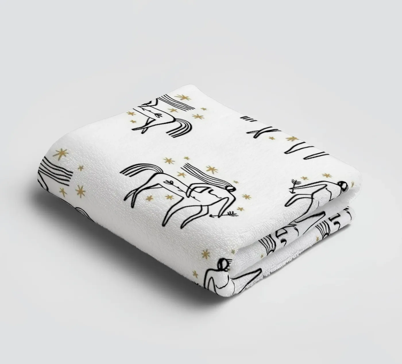Sagittarius Pattern towel by treechild