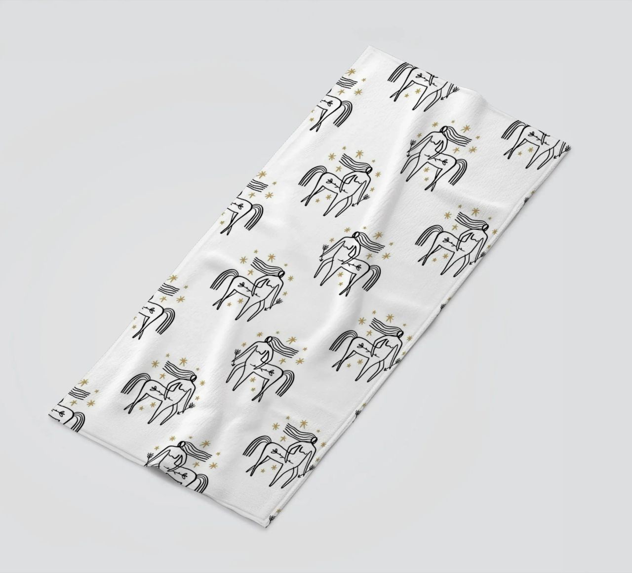 Sagittarius Pattern serviette de plage de treechild