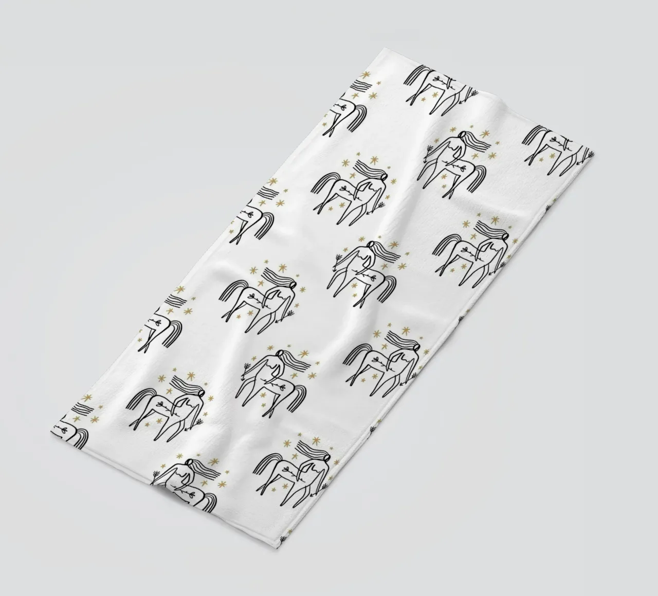 Sagittarius Pattern Strandtuch von treechild