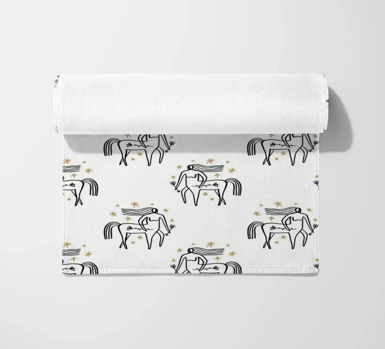 Sagittarius Pattern Strandtuch von treechild